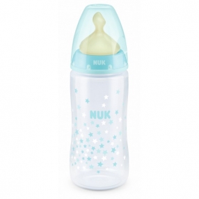NUK First Choice РР шише Temperature control 300мл каучук микс + box